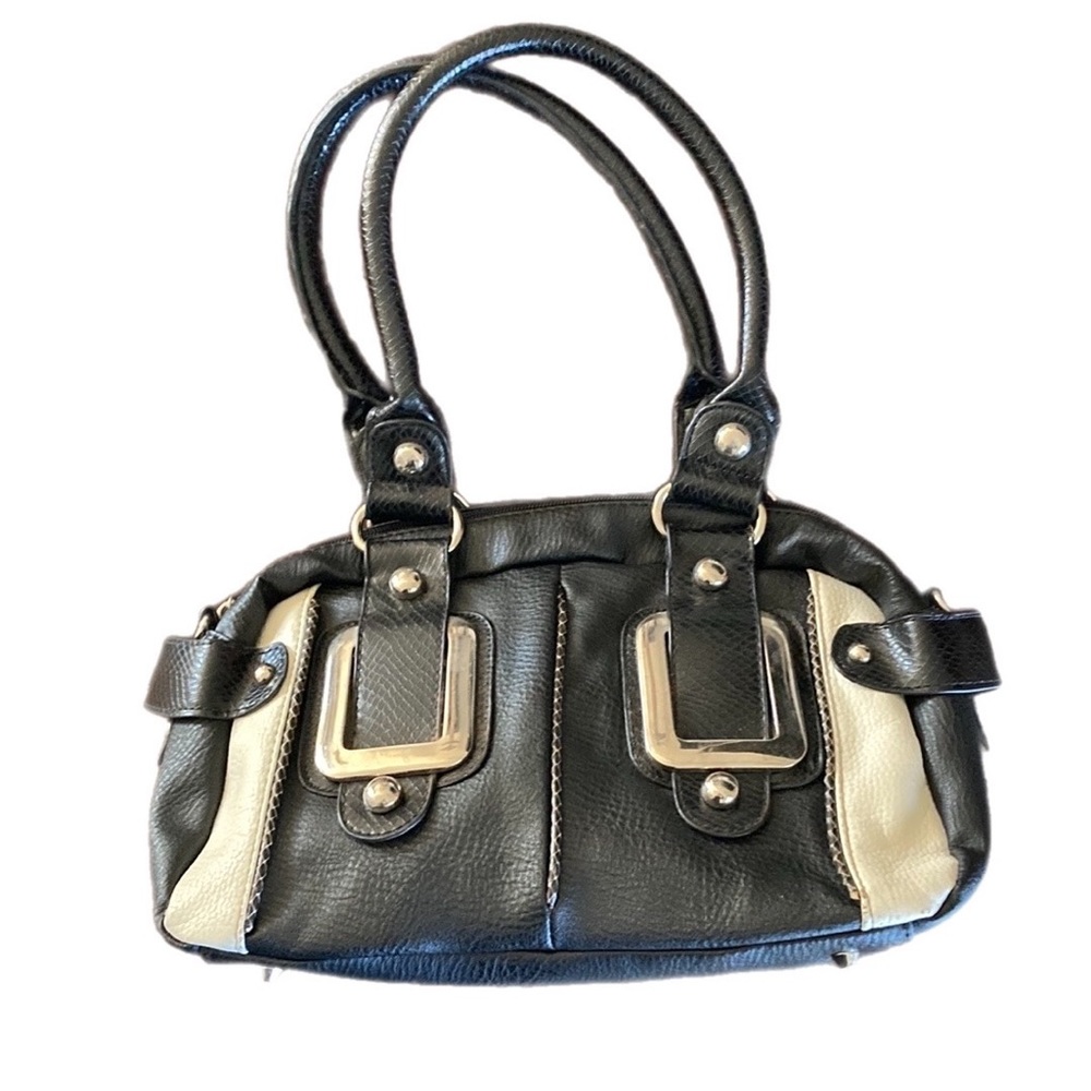 Replica FOSSIL bowler shoulder bag black white - Picture 12 of 12
